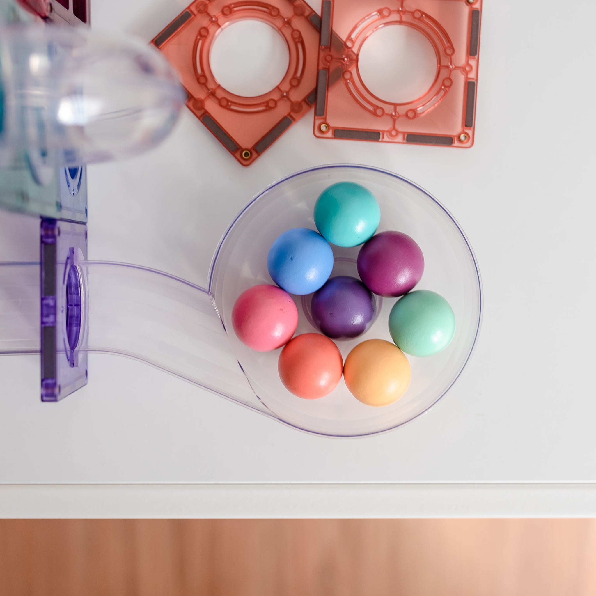 CONNETIX 106 Piece Pastel Ball Run Pack