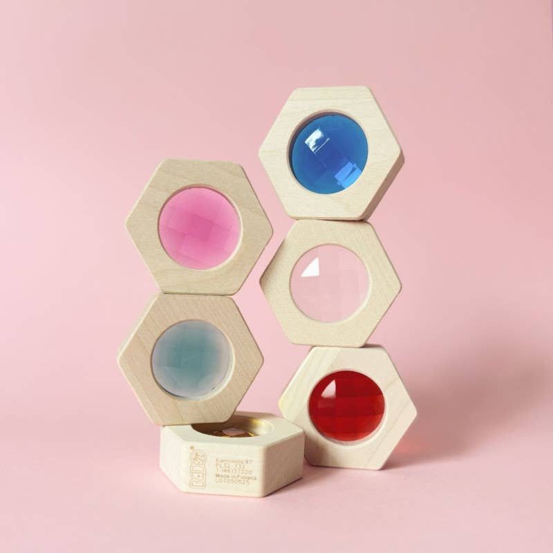 BAJO Wooden Kaleidoscope | Red