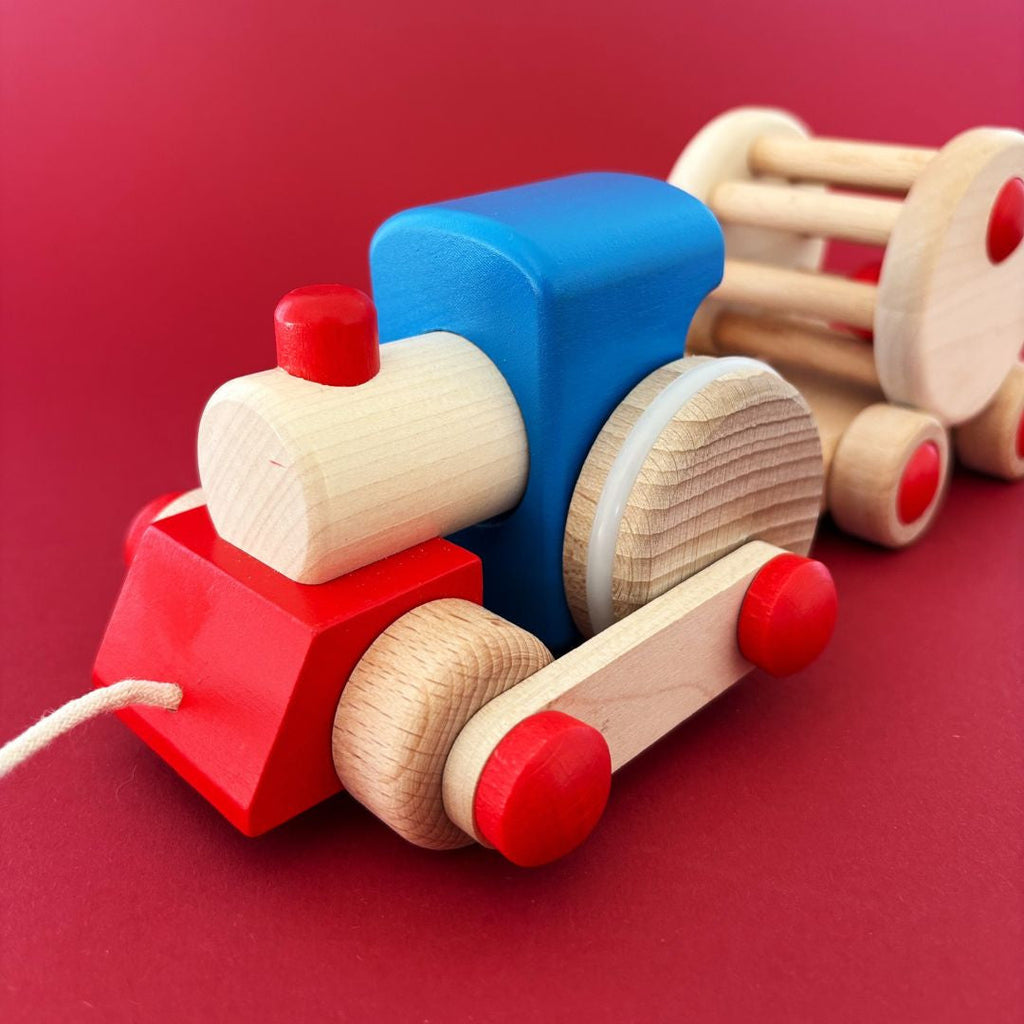 BAJO Choo‑Choo Ding Wooden Train