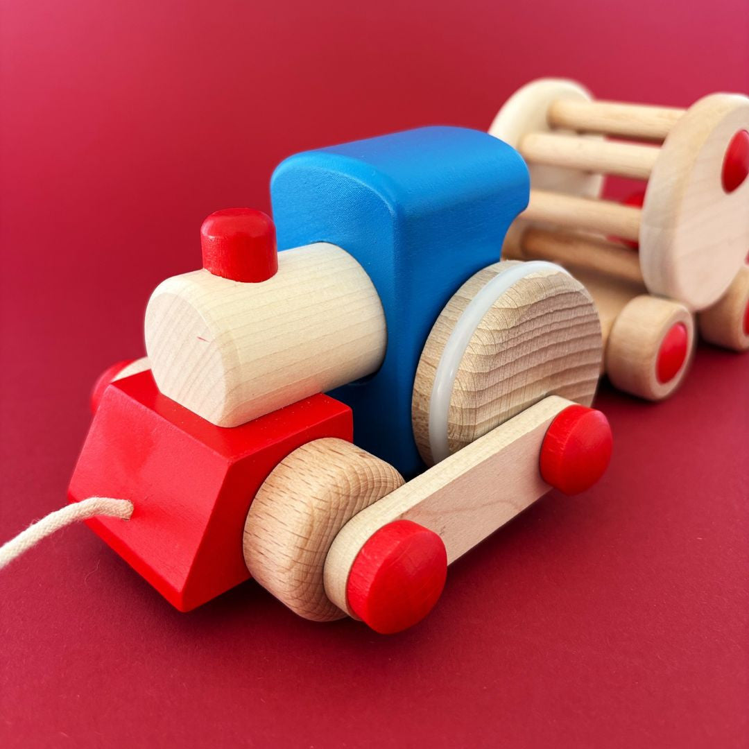BAJO Choo‑Choo Ding Wooden Train
