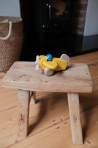 BAJO Wooden Airplane Toy | Yellow