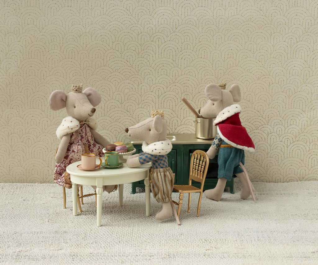 Maileg Chair, Mouse | Gold