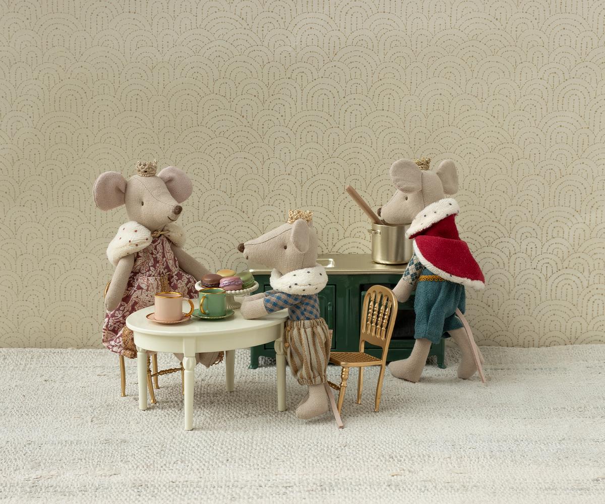 Maileg Chair, Mouse | Gold