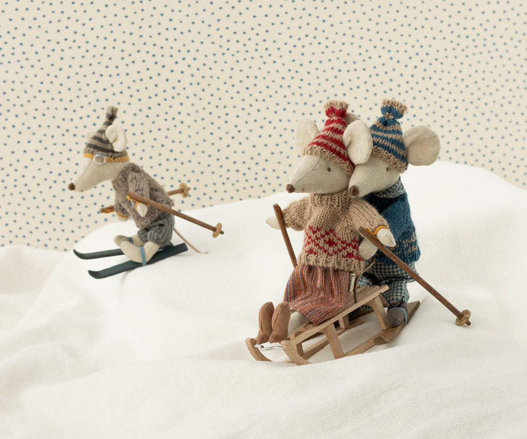 Maileg Sled Mouse