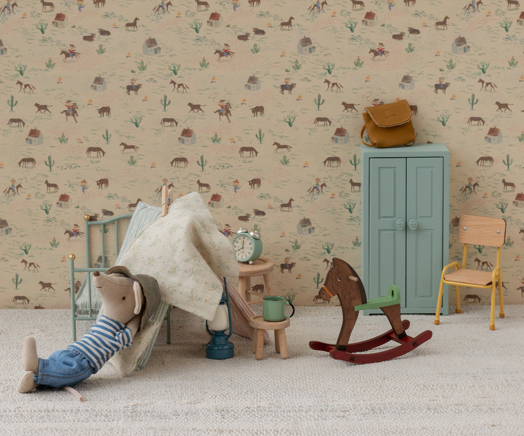 Maileg Rocking Horse, Mouse | Dark Brown