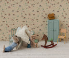 Maileg Rocking Horse, Mouse | Dark Brown