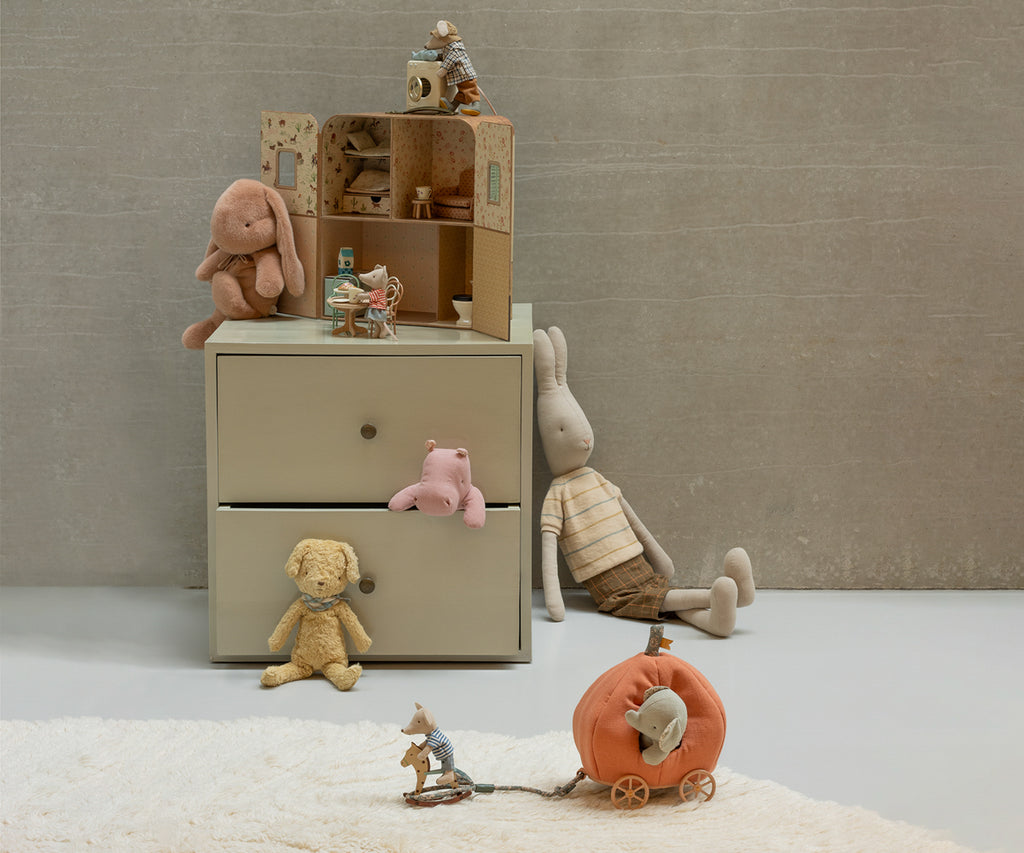 Maileg Pumpkin Carriage, Mouse
