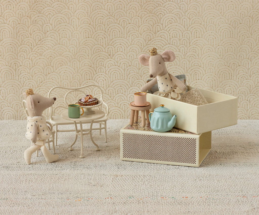 Maileg Royal Twin Mice Little Sister & Brother in Matchbox