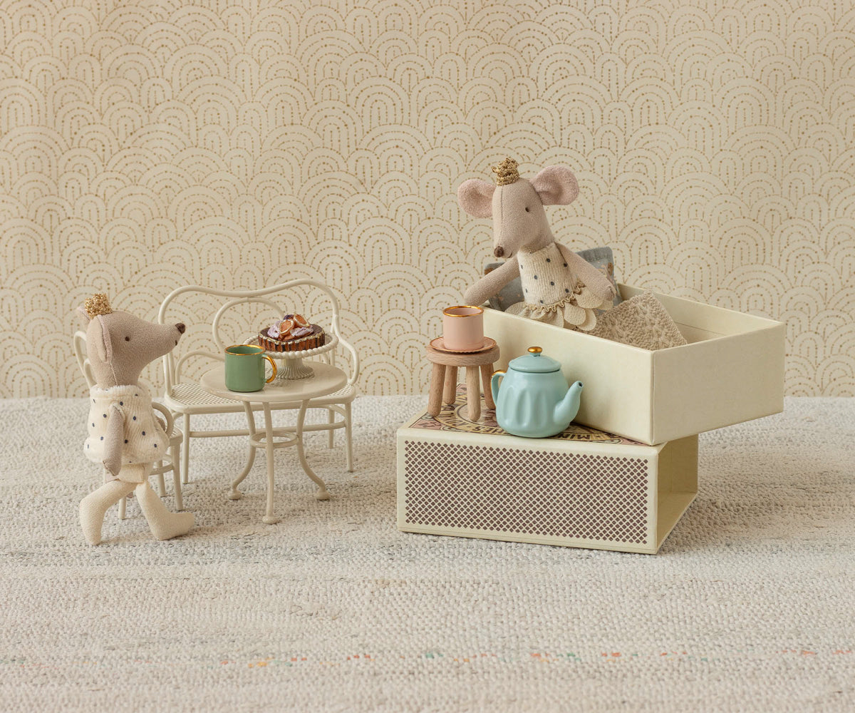 Maileg Royal Twin Mice Little Sister & Brother in Matchbox