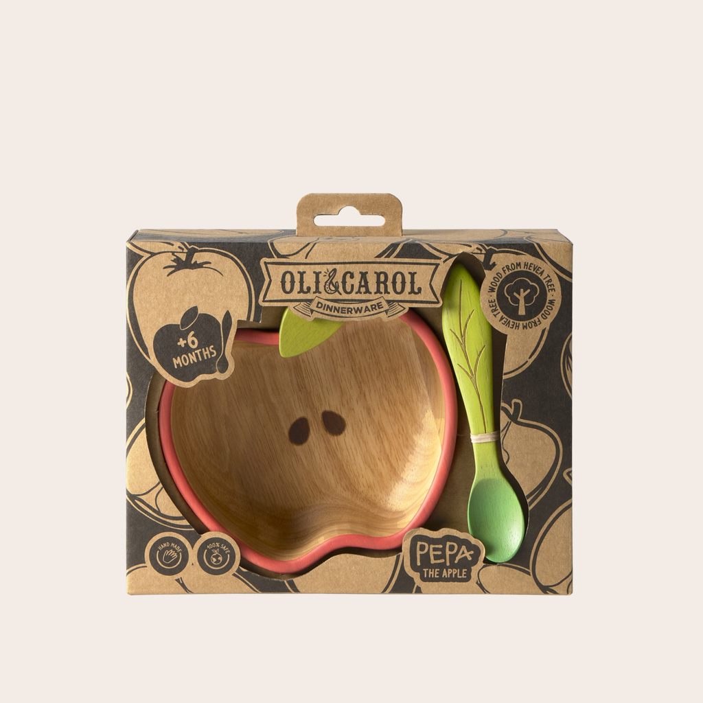 Oli&Carol Pepa the Apple Bowl & Spoon Set