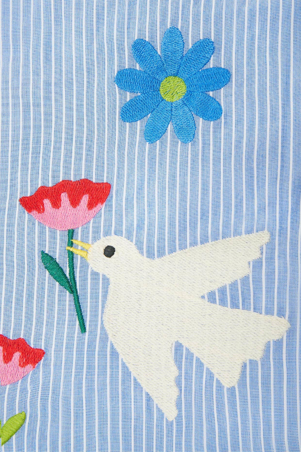 26 PARADIS Embroidered Bird Cotton Sleeping Bag 6–18 Months