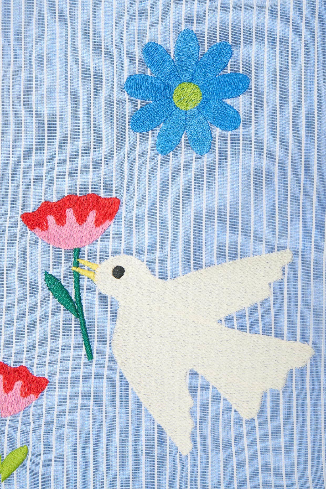 26 PARADIS Embroidered Bird Cotton Sleeping Bag 6–18 Months