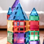 CONNETIX 212 Piece Magnetic Tiles Rainbow Mega Pack