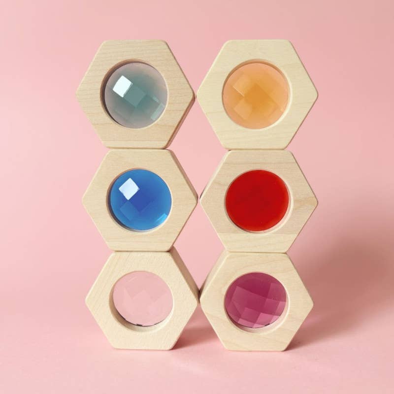 BAJO Wooden Kaleidoscope | Red