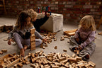 Wooden Story Natural Blocks in Tray - 30 Pieces