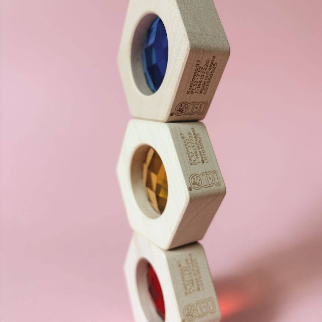 BAJO Wooden Kaleidoscope | Red