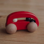 BAJO Wooden Bead Car | Red