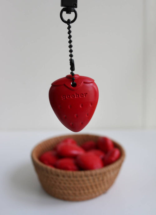 Goober Farm Crayon Key Ring Strawberry