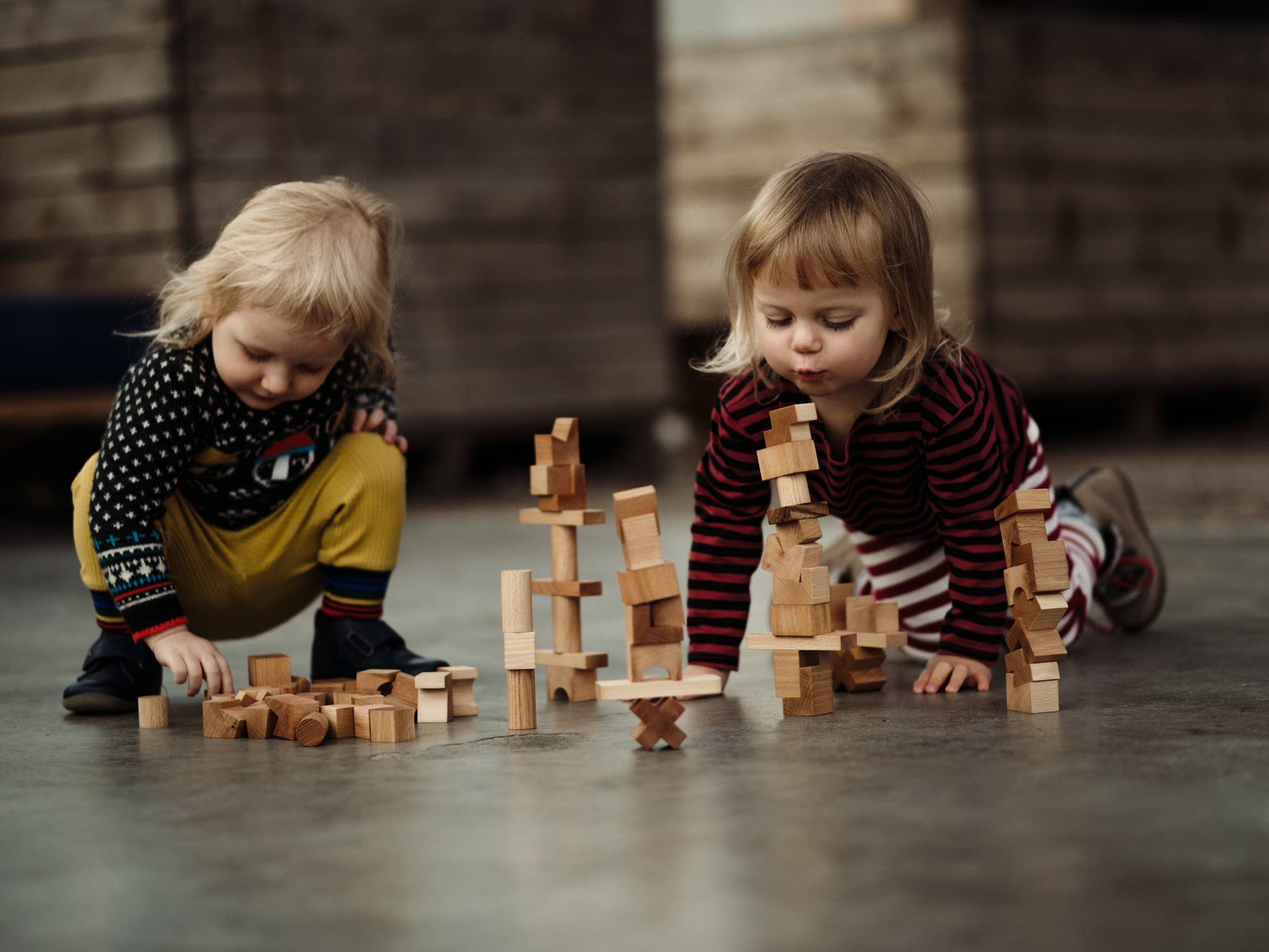 Wooden Story Natural Stacking Tower