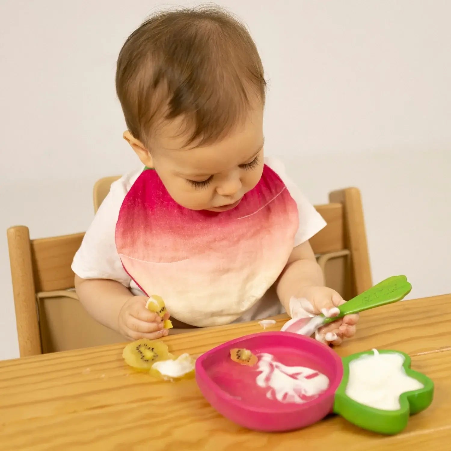 Oli&Carol Ramona the Radish Plate & Spoon Set