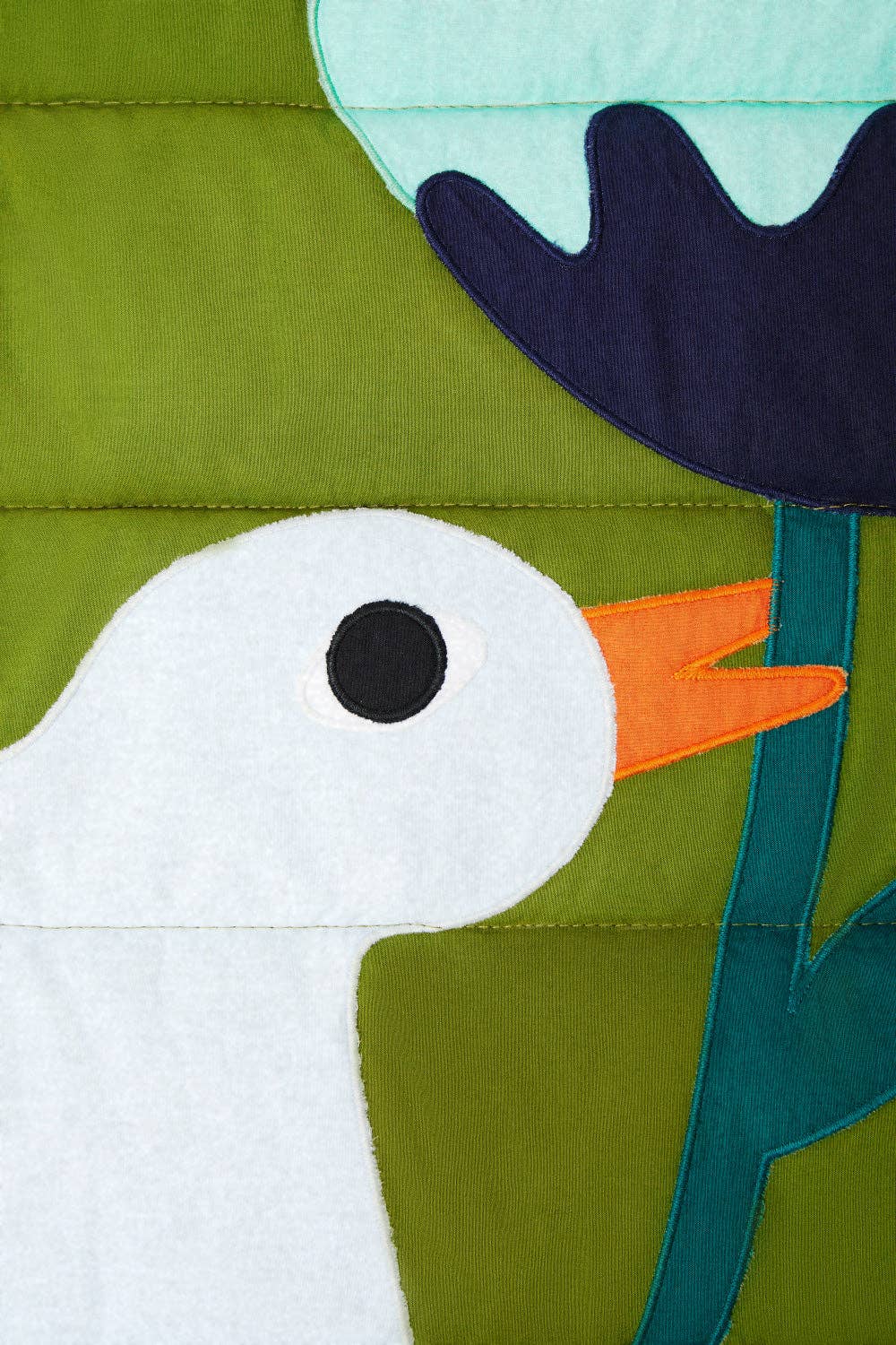 26 PARADIS Patchwork Bird Cotton Play Mat