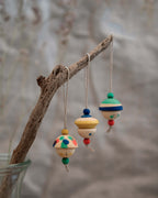 Grapat No 8 Kind Folks Wooden Christmas Ornaments | Set of 3