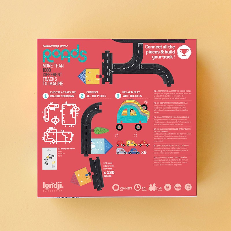 Londji Family Game Roads – Build Your Own City