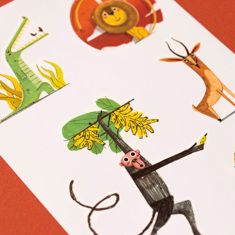 Londji Temporary Tattoos – Jungle (Set of 10 Sheets)