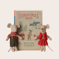 Maileg Christmas Twin Mice Little Sister & Brother in Book