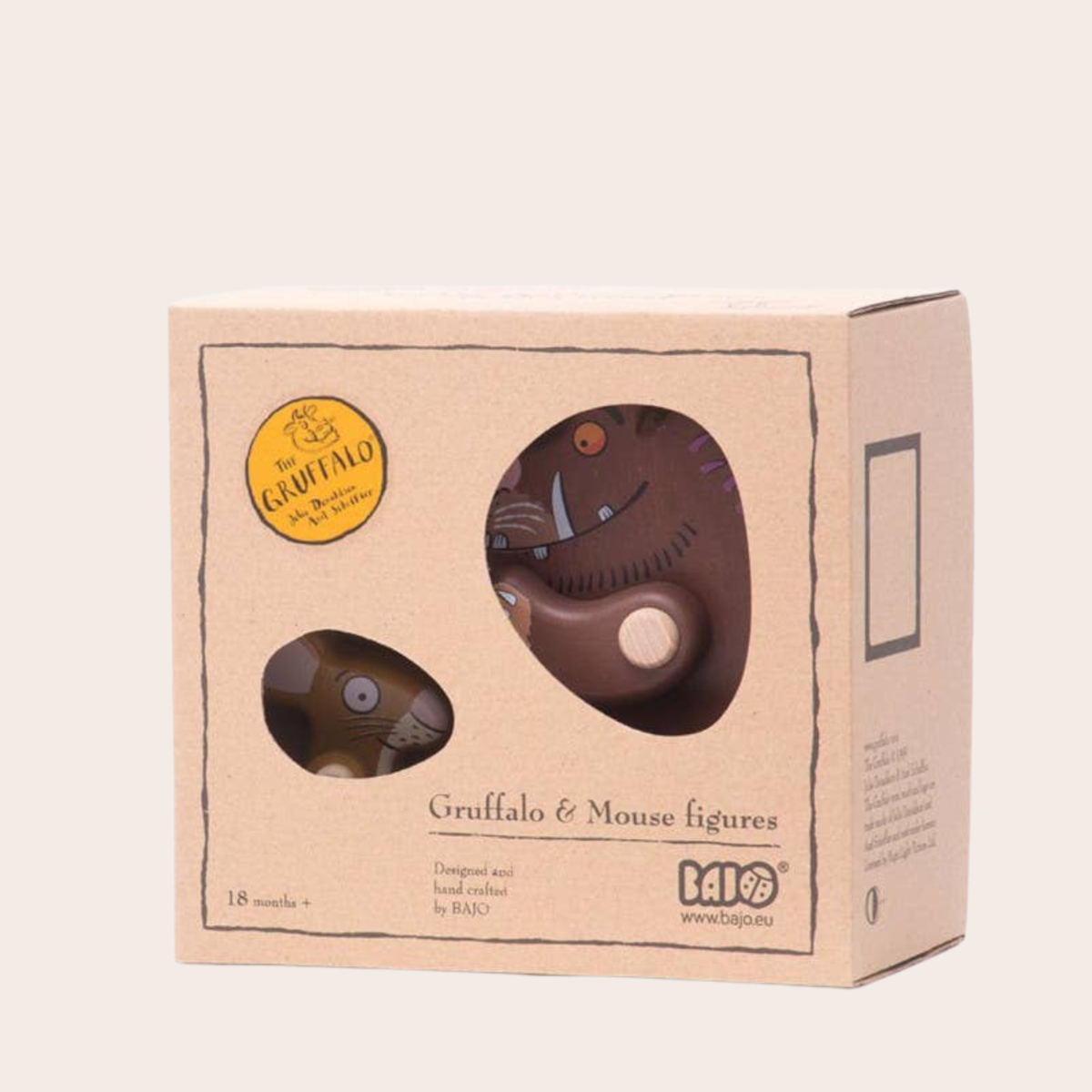 BAJO Gruffalo & Mouse Wooden Figurine Set