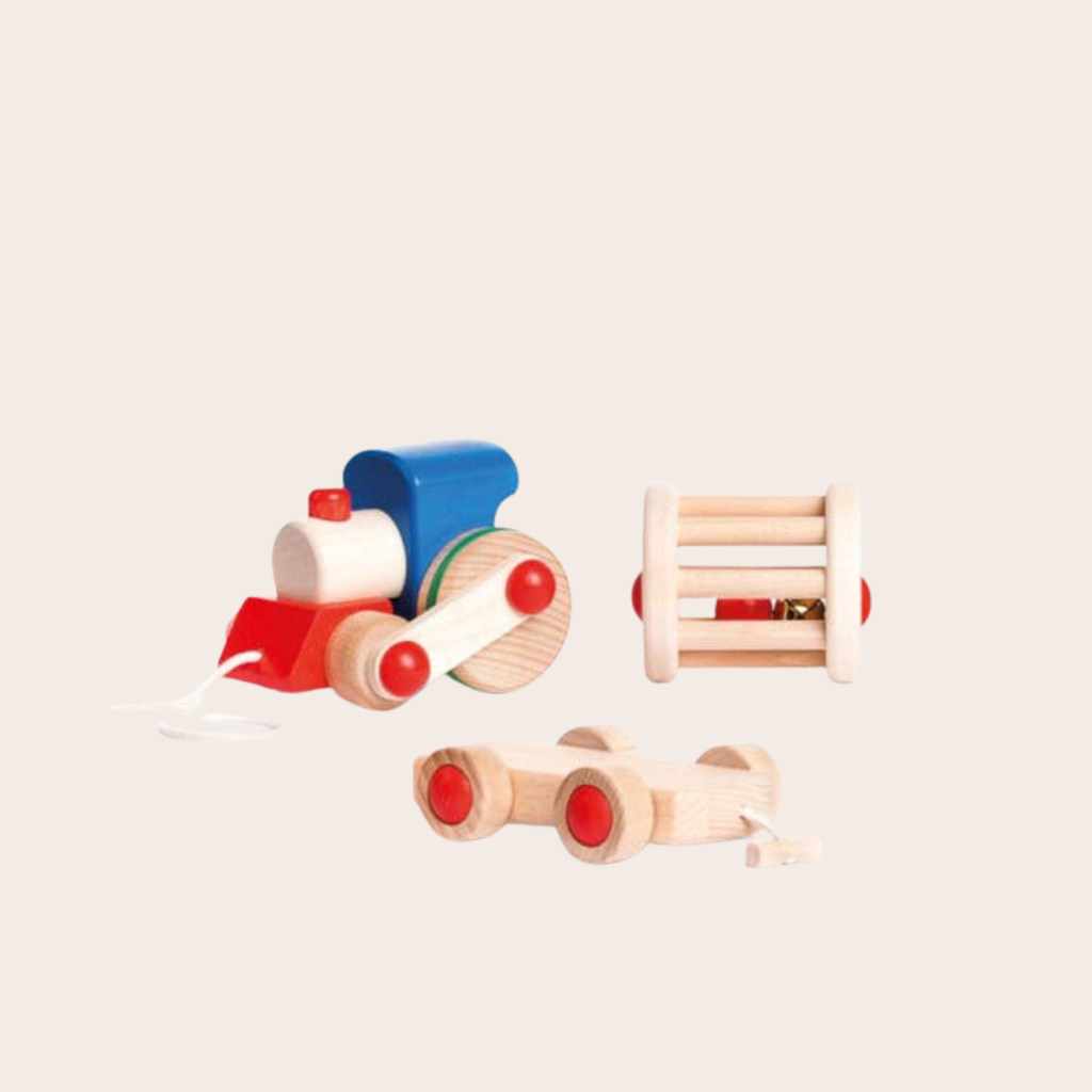 BAJO Choo‑Choo Ding Wooden Train
