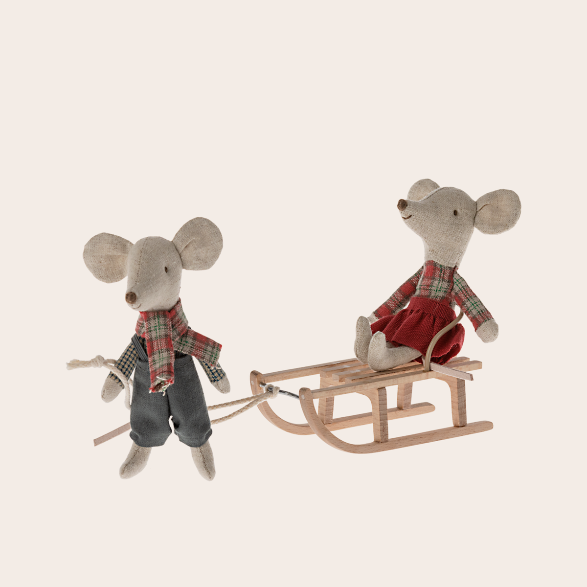 Maileg Sled Mouse