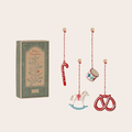 Maileg Metal Ornament Gift Set - Peter’s Christmas | Red/Blue