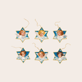 Ernst Freihoff Nostalgic Paper Angel Ornaments | Set of 6