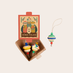 Grapat No 8 Kind Folks Wooden Christmas Ornaments | Set of 3