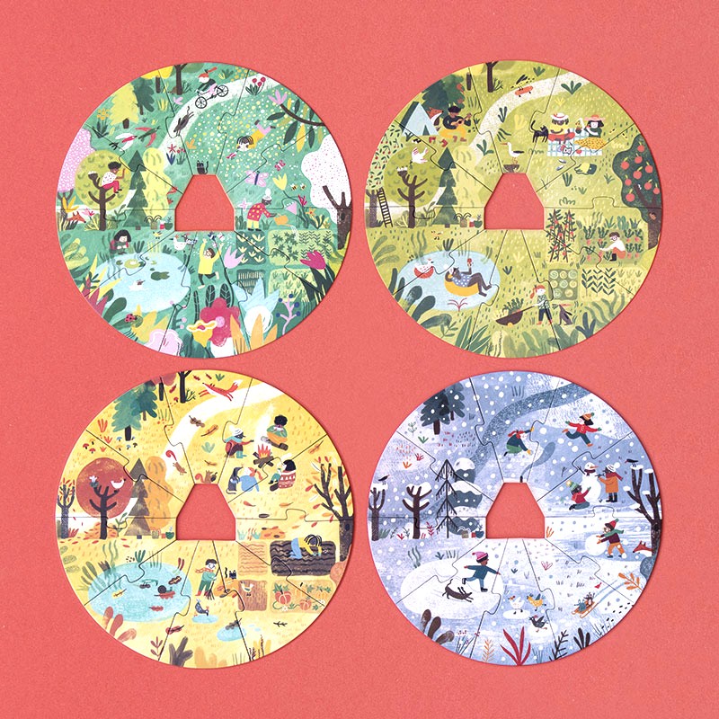Londji A Home for Nature Seasons Puzzle Set
