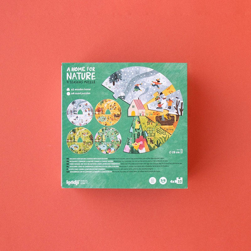 Londji A Home for Nature Seasons Puzzle Set