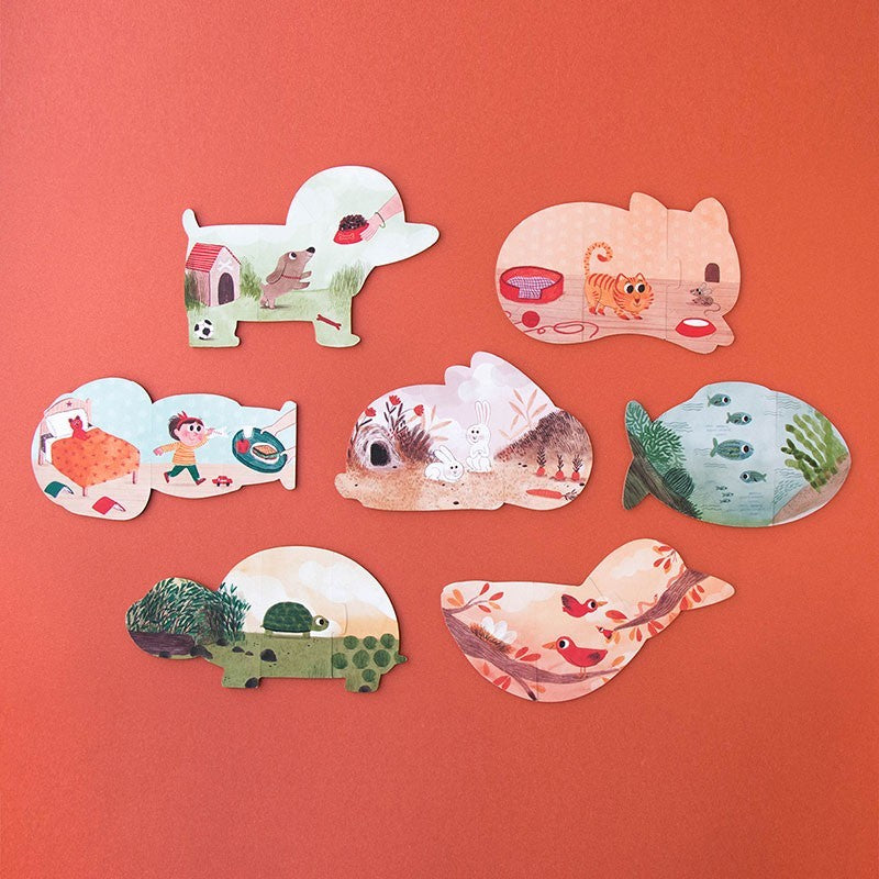 Londji I Love My Pets Reversible Puzzle Set