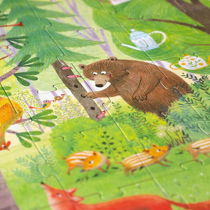 Londji Night & Day in the Forest Reversible Puzzle - 54 Pieces