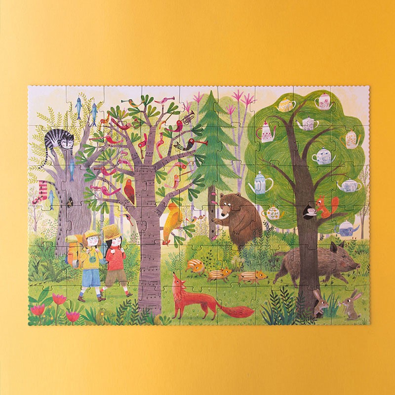 Londji Night & Day in the Forest Reversible Puzzle - 54 Pieces