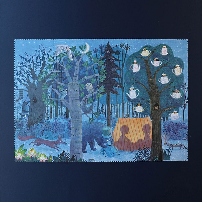 Londji Night & Day in the Forest Reversible Puzzle - 54 Pieces