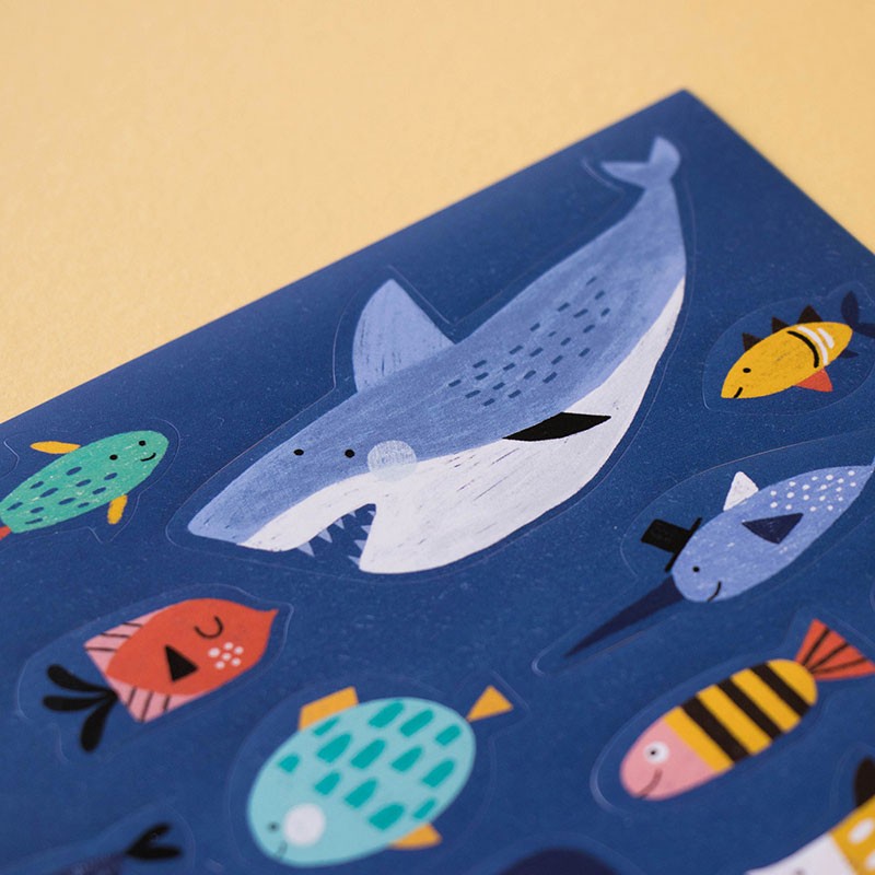 Londji Sea Stickers Activity Set – Reusable Ocean Play