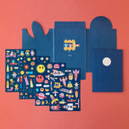 Londji Space Stickers Activity Set – Reusable Galaxy Play