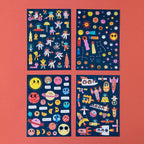 Londji Space Stickers Activity Set – Reusable Galaxy Play