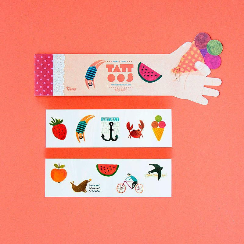 Londji Temporary Tattoos – Summer (Set of 10 Sheets)