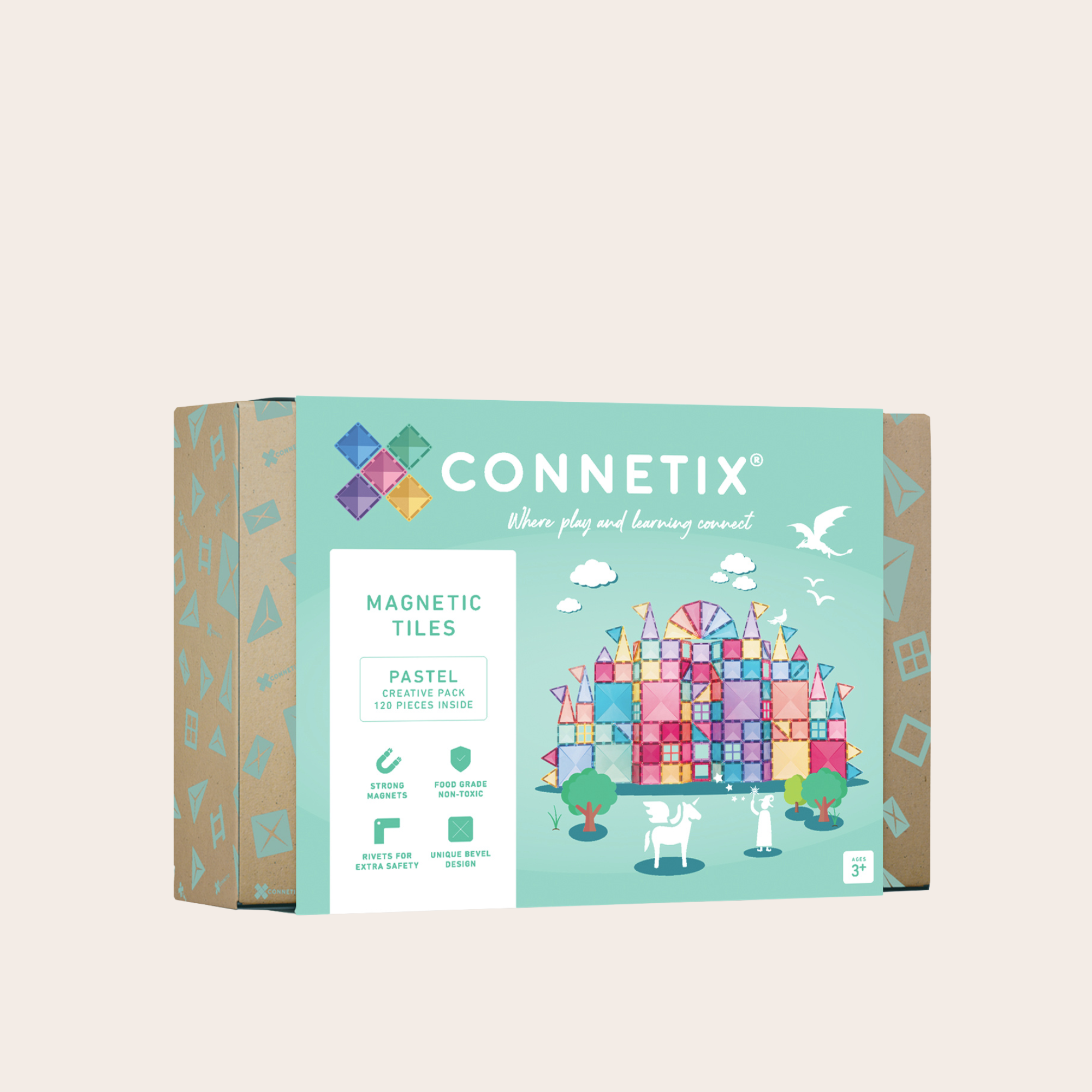 CONNETIX 120 Piece Pastel Creative Pack