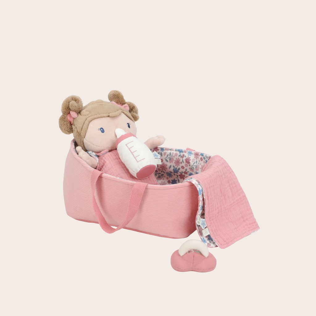 Little Dutch Baby Doll Rosa in Basket