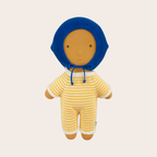We Are Gommu Solid Bonnet Hat – Blue
