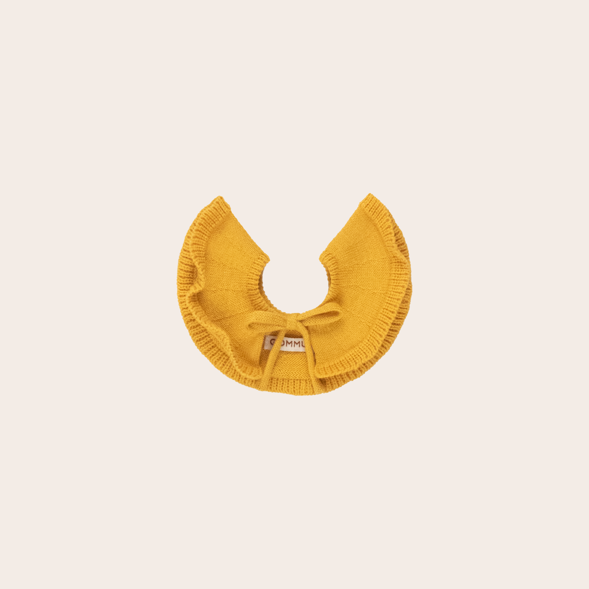 We Are Gommu Solid Frills Collar - Mustard