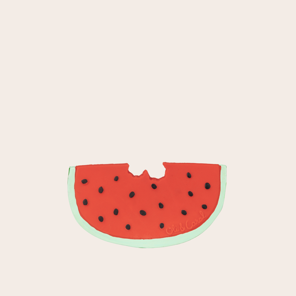 Oli&Carol Wally the Watermelon Natural Baby Teether